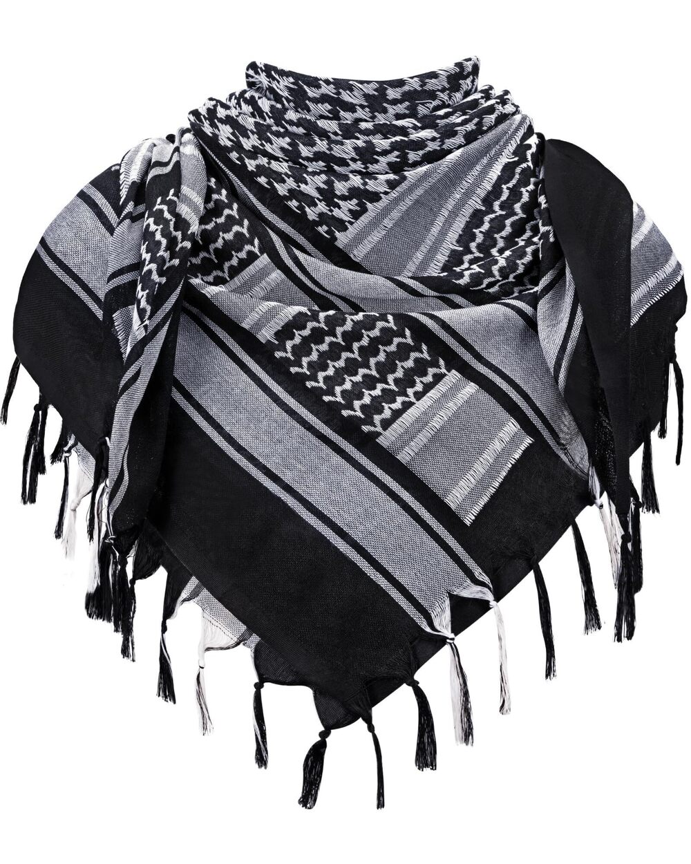 5470 Military Shemagh Tactical Desert Scarf, 100% Cotton Keffiyeh Neck Head